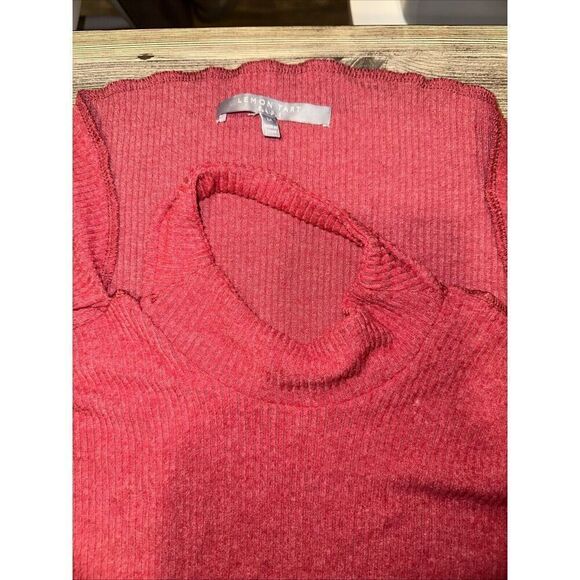 Lemon Tart Womans Burgundy Long Sleeve Shirt. Size Plus 1X. NWOT. P - Picture 2 of 9